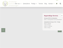 Tablet Screenshot of ccs-schwetzingen.de